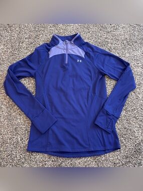 Under Armour Royal Purple 1/4 Zip Performance Top